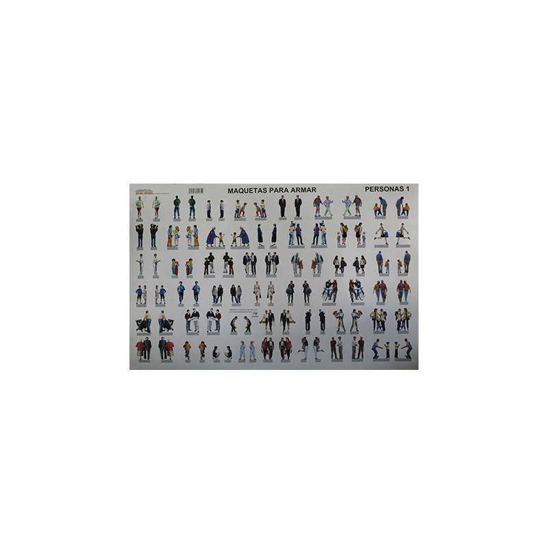 MAQUETA PARA ARMAR SUN RISE PERSONAS 1