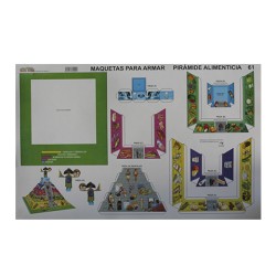MAQUETA PARA ARMAR SUN RISE PIRAMIDE ALIMENTICIA