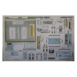MAQUETA PARA ARMAR SUN RISE LABORATORIO
