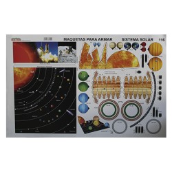 MAQUETA PARA ARMAR SUN RISE EL SISTEMA SOLAR