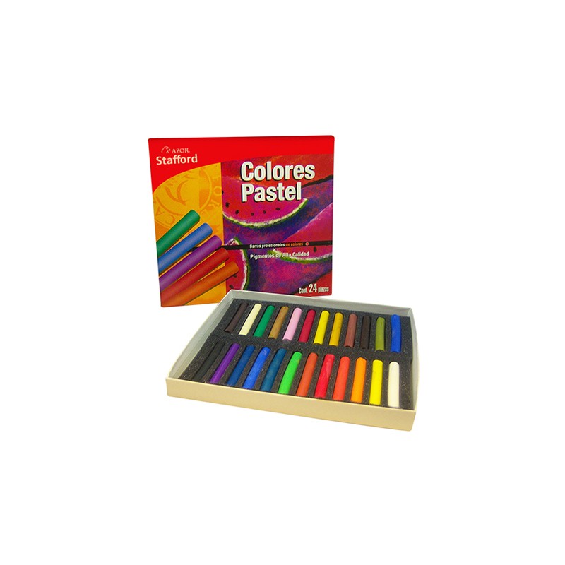 GIS PASTEL STAFFORD DAD 0501 ESTUCHE CON 24