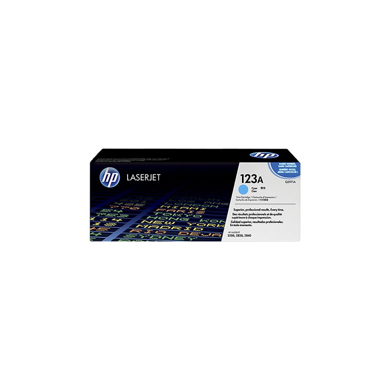 CARTUCHO TONER HP 123A Q3971A CYAN
