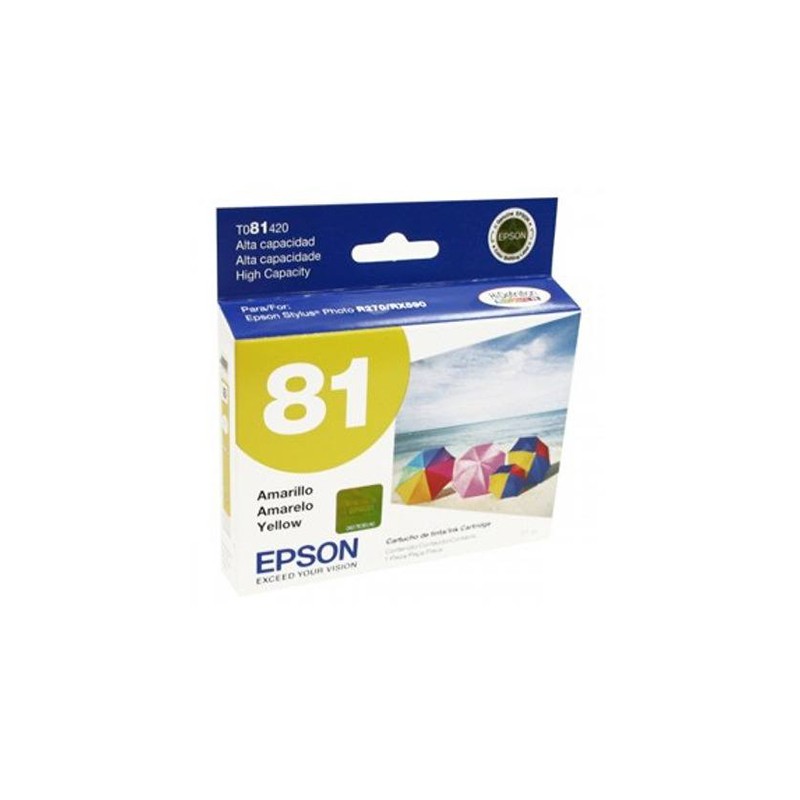 CARTUCHO INKJET EPSON  81 T081420 AMARILLO
