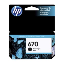 CARTUCHO INKJET HP 670 CZ113AL NEGRO