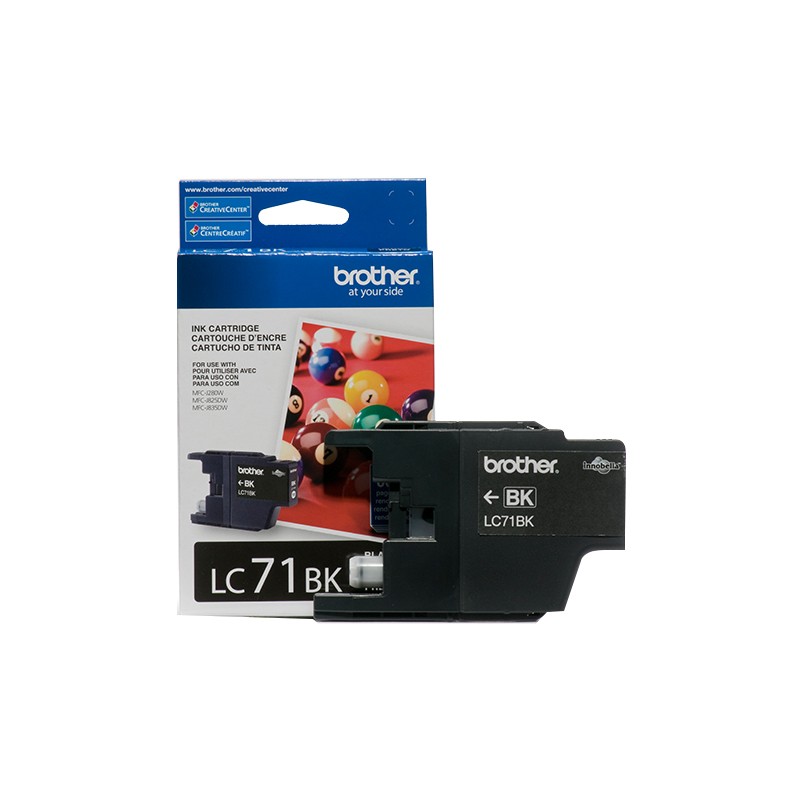 CARTUCHO INKJET BROTHER LC-71BK NEGRO