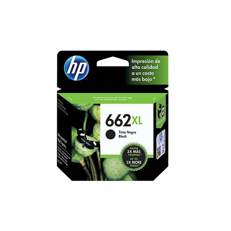 CARTUCHO INKJET HP 662XL CZ105AL NEGRO
