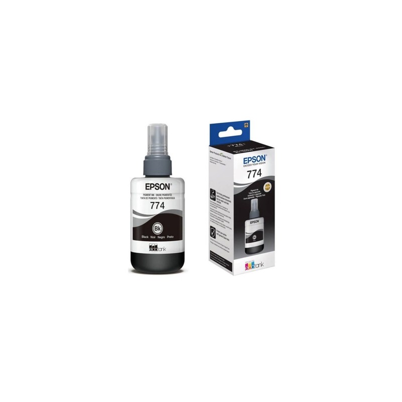 BOTELLA TINTA EPSON 774 T774120AL NEGRO CON 140ML