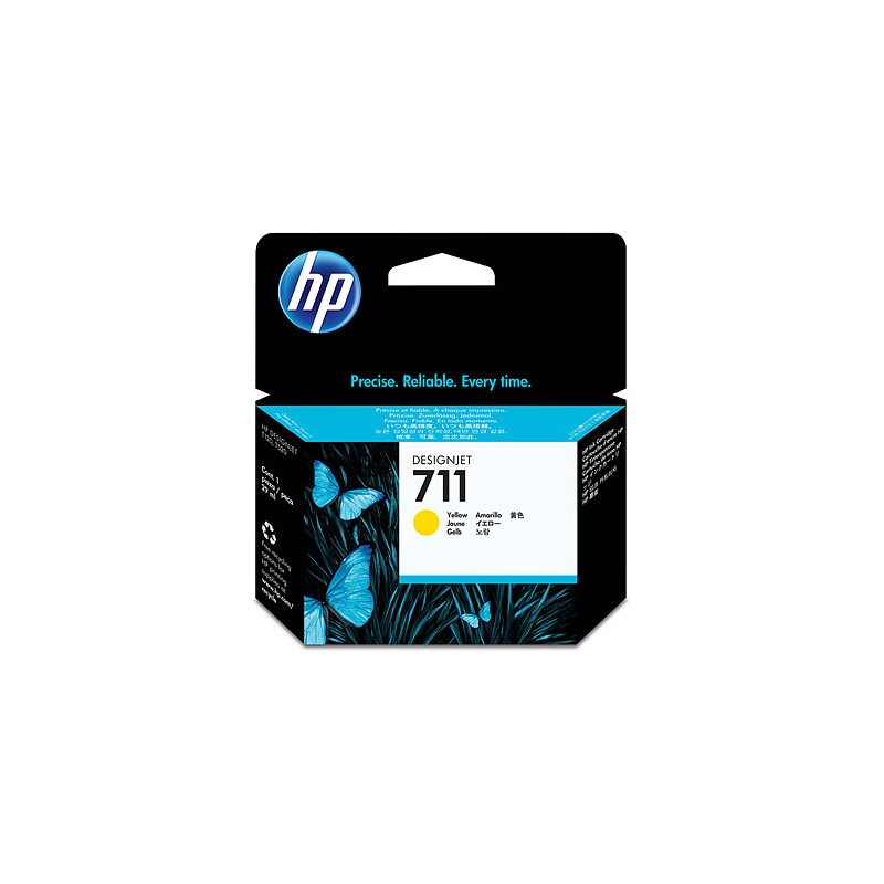 CARTUCHO INKJET HP 711  CZ 132A AMARILLO