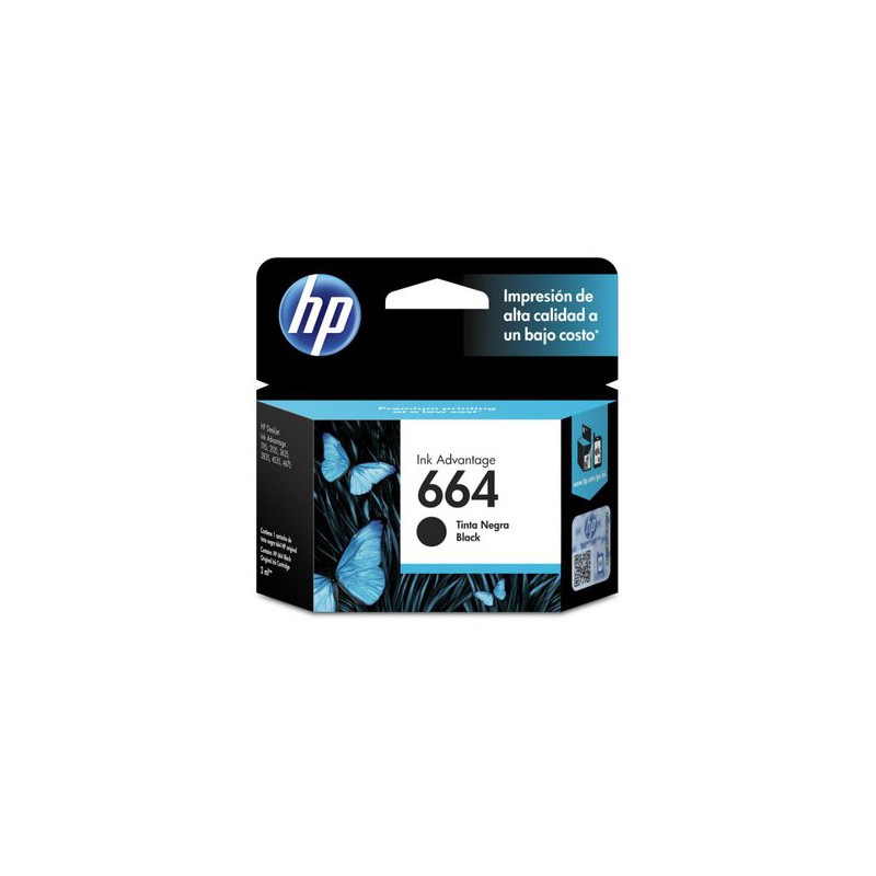 CARTUCHO INKJET HP 664A F6V29AL NEGRO