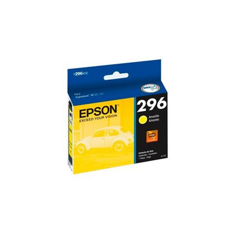 CARTUCHO INKJET EPSON 296 T296420 AMARILLO