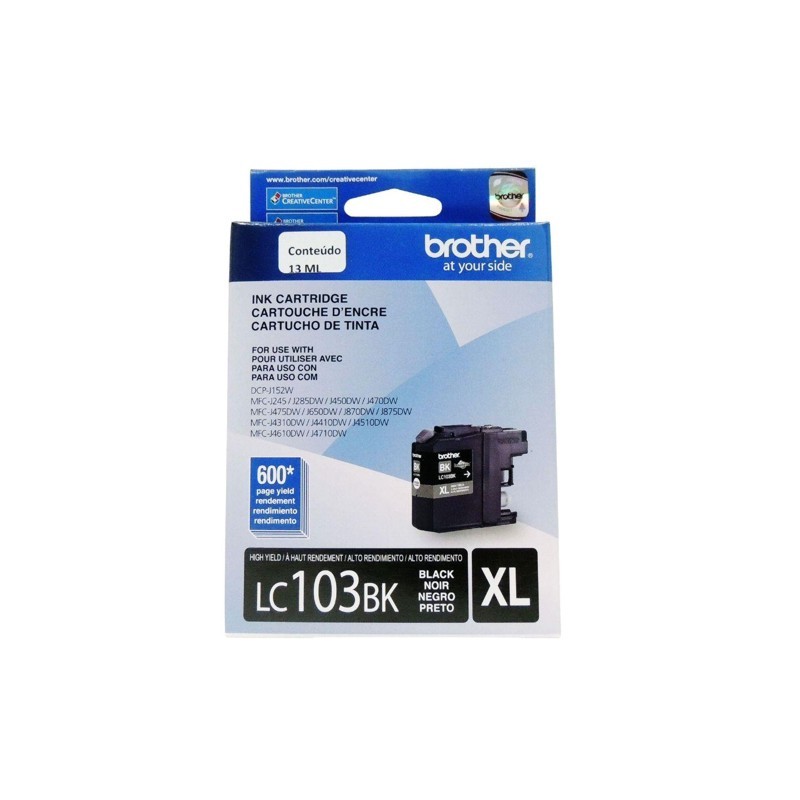 CARTUCHO INKJET BROTHER LC-103BK NEGRO