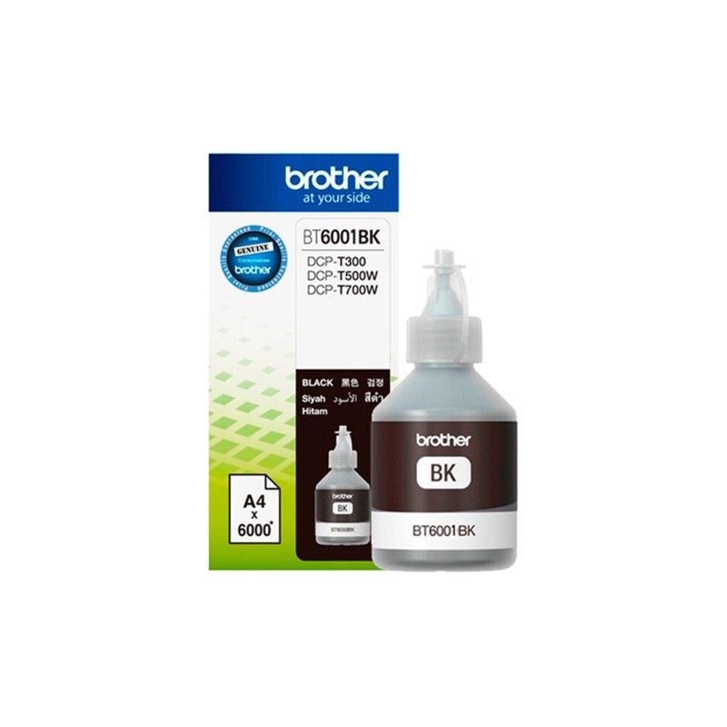BOTELLA TINTA  BROTHER BT-6001BK NEGRO