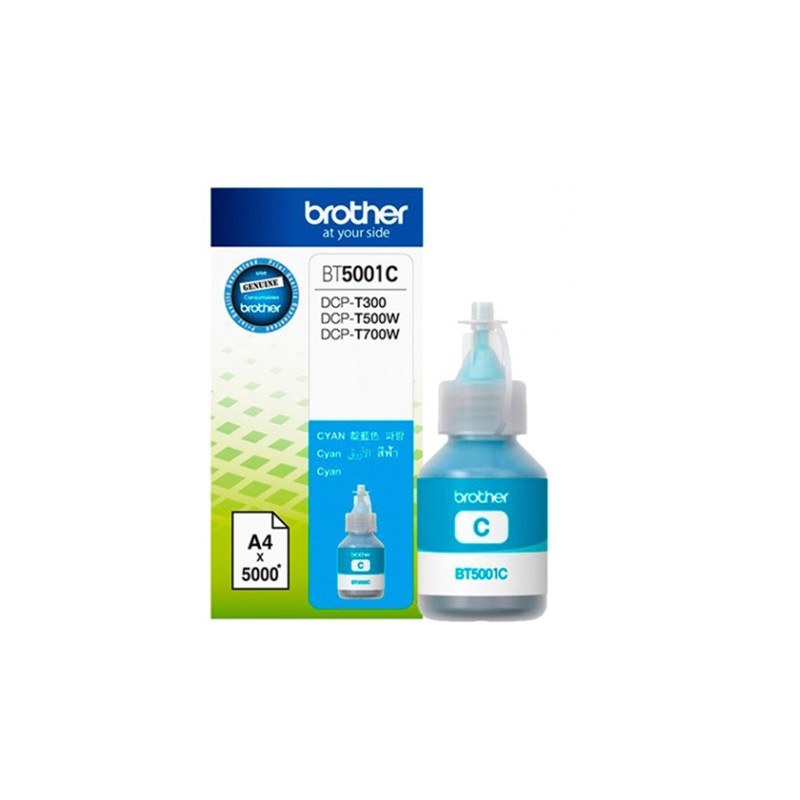 BOTELLA TINTA BROTHER BT-5001C CYAN