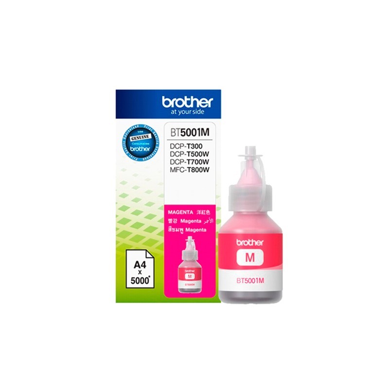 BOTELLA TINTA BROTHER BT-5001M MAGENTA
