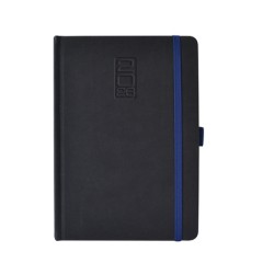 AGENDA DIARIA BLACK BLA213-26-AZ NEGRO CON AZUL 2026