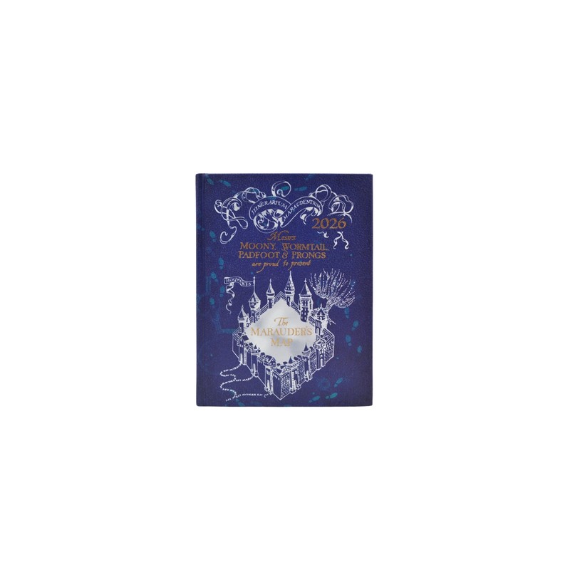 AGENDA DIARIA HARRY POTTER DANPEX HP2412-26-2 THE MARAUDER'S MAP AZUL