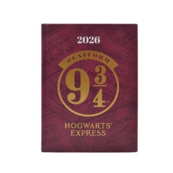AGENDA DIARIA HARRY POTTER DANPEX HP2412-26-3 HOWGARTS EXPRESS PLATFORM 9 3/4 2026 TINTA