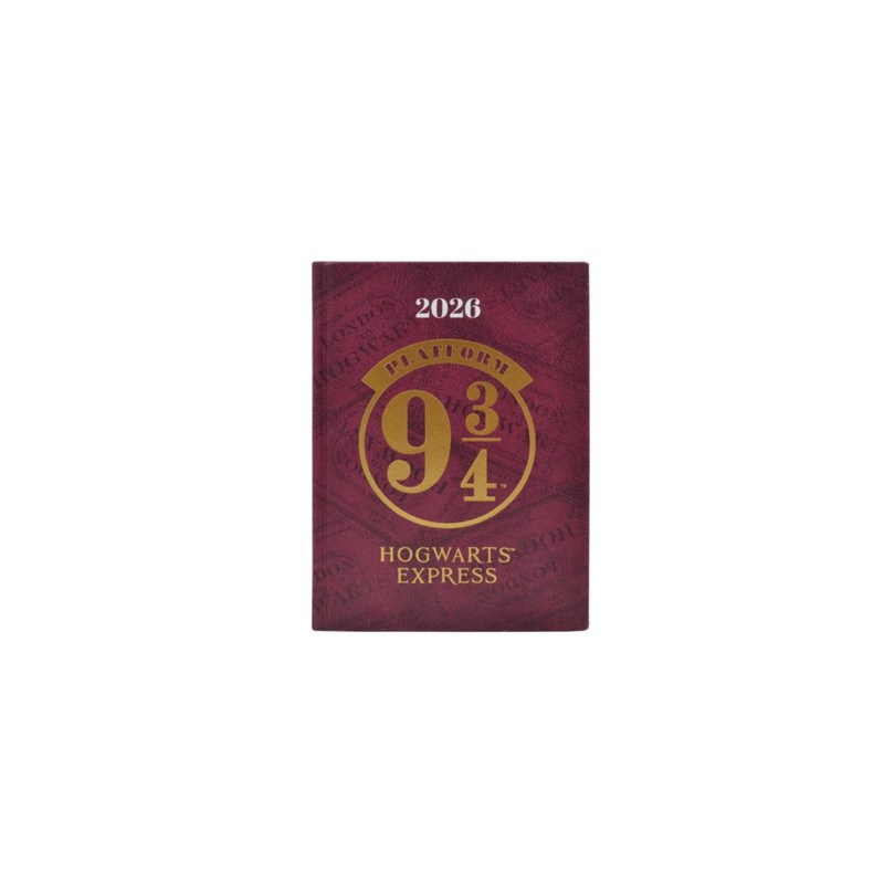 AGENDA DIARIA HARRY POTTER DANPEX HP2412-26-3 HOWGARTS EXPRESS PLATFORM 9 3/4 2026 TINTA