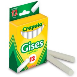 GIS COMPRIMIDO CRAYOLA BLANCO 50-1402 CAJA CON 12