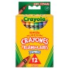 CRAYONES CRAYOLA TRIANGULAR JUMBO 52-4312 CON 12