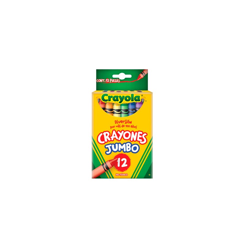CRAYONES CRAYOLA JUMBO 52-0312 CAJA CON 12
