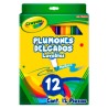MARCADOR CRAYOLA DELGADO LAVABLE 58-0912 ESTUCHE CON 12