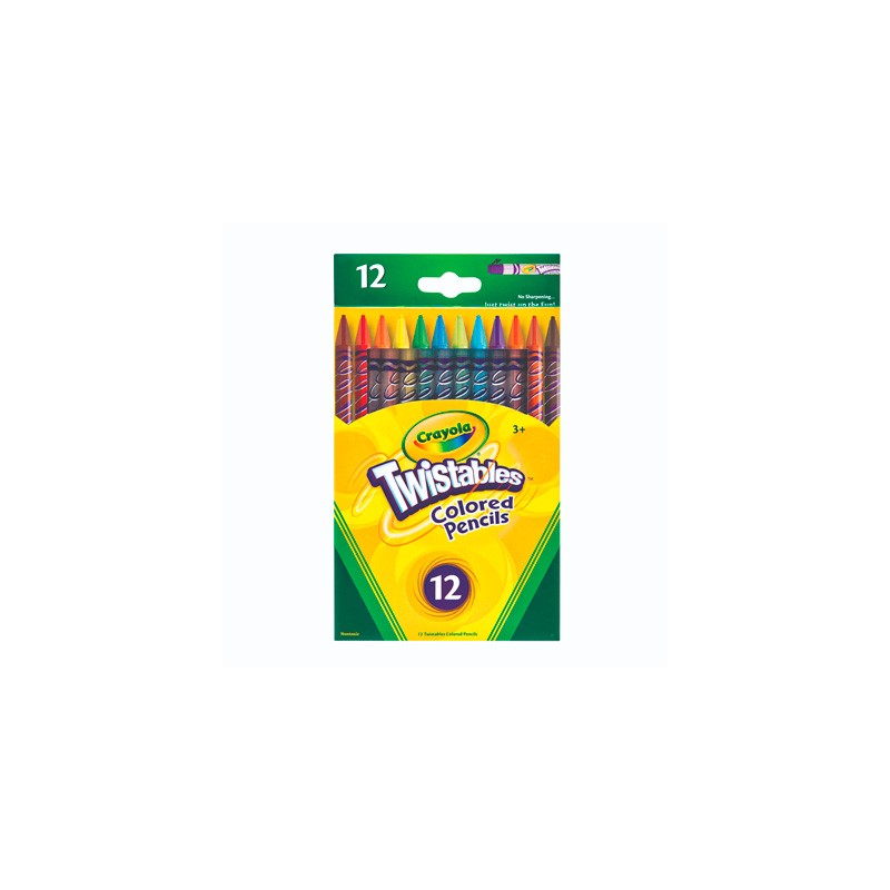 COLORES CRAYOLA TWISTABLES 68-7408 CAJA CON 12