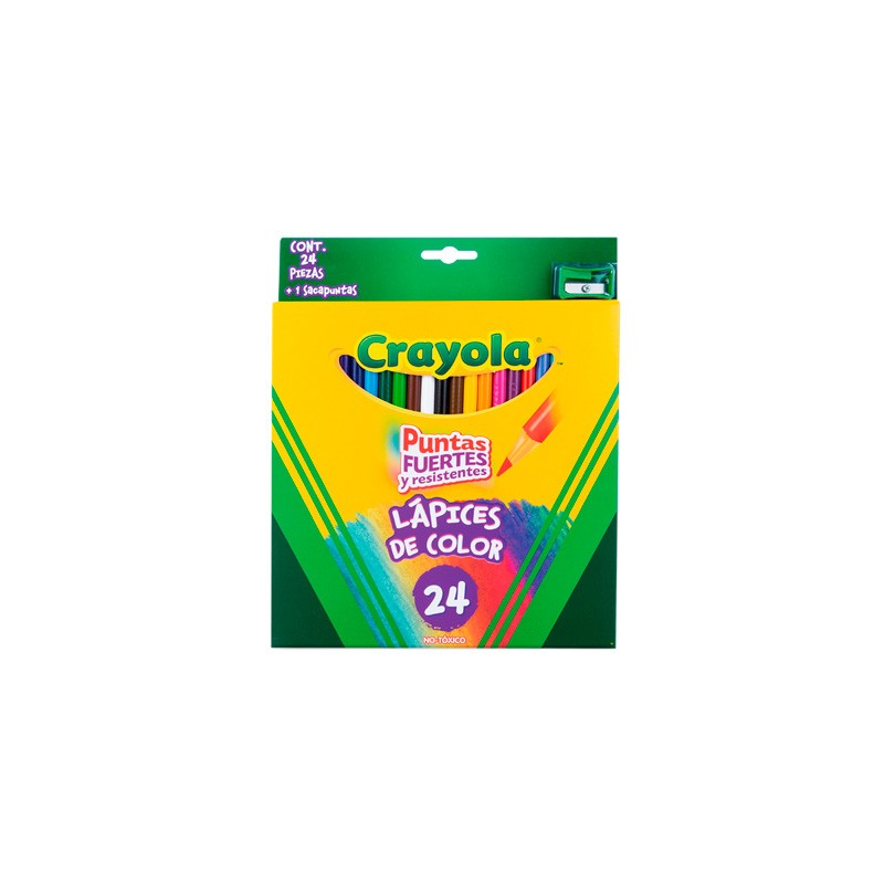 COLORES CRAYOLA 68-4024 CAJA CON 24