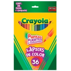 COLORES CRAYOLA 68-4036 CAJA CON 36