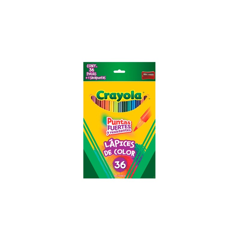 COLORES CRAYOLA 68-4036 CAJA CON 36
