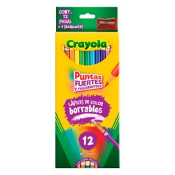 COLORES CRAYOLA BORRABLES 68-4412 CAJA CON 12