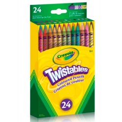 COLORES CRAYOLA TWISTABLES 68-7424 CAJA CON 24
