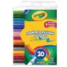 MARCADOR CRAYOLA DELGADO LAVABLE 58-8106 ESTUCHE CON 20