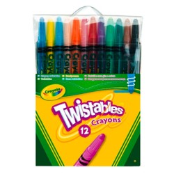 CRAYONES CRAYOLA TWISTABLES 52-0784 CAJA CON 12