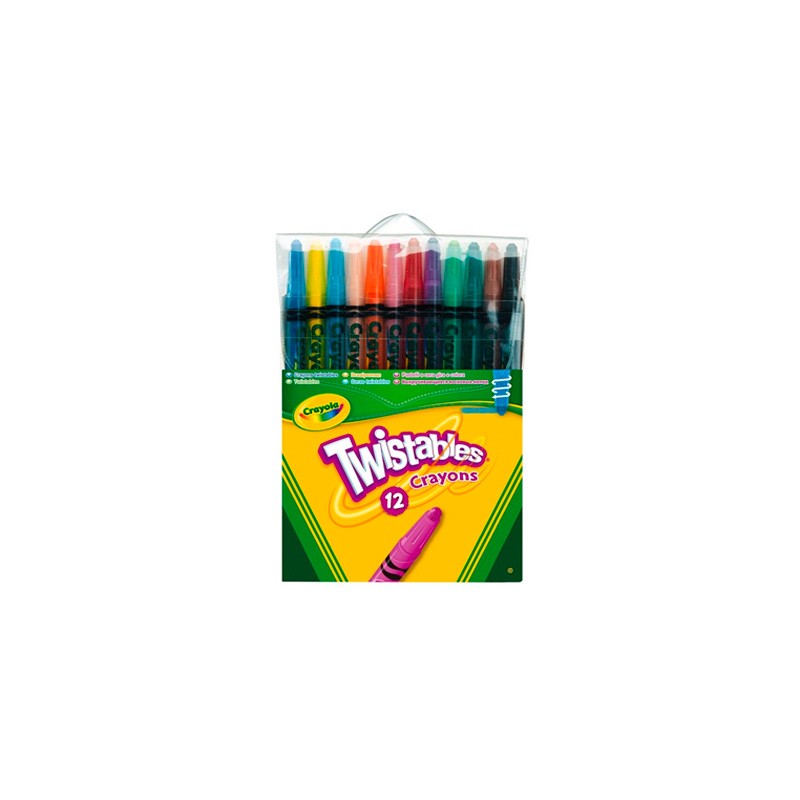 CRAYONES CRAYOLA TWISTABLES 52-0784 CAJA CON 12