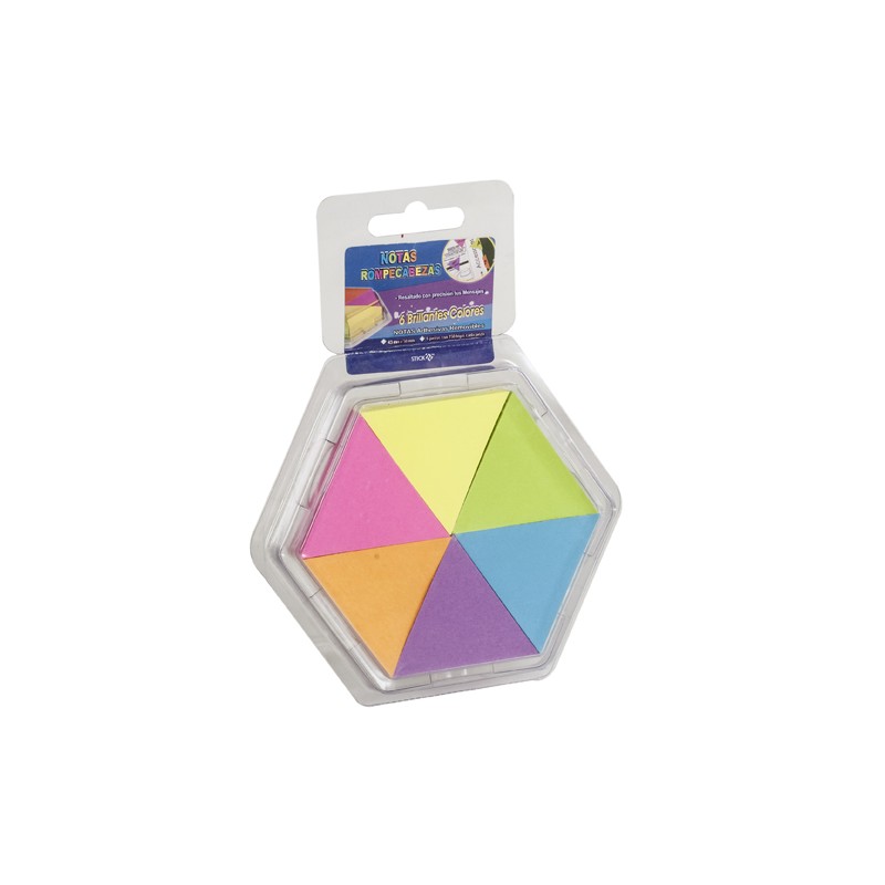 NOTAS ADHERIBLES MAE 21369 ROMPECABEZAS 150 HOJAS COLORES SURTIDOS