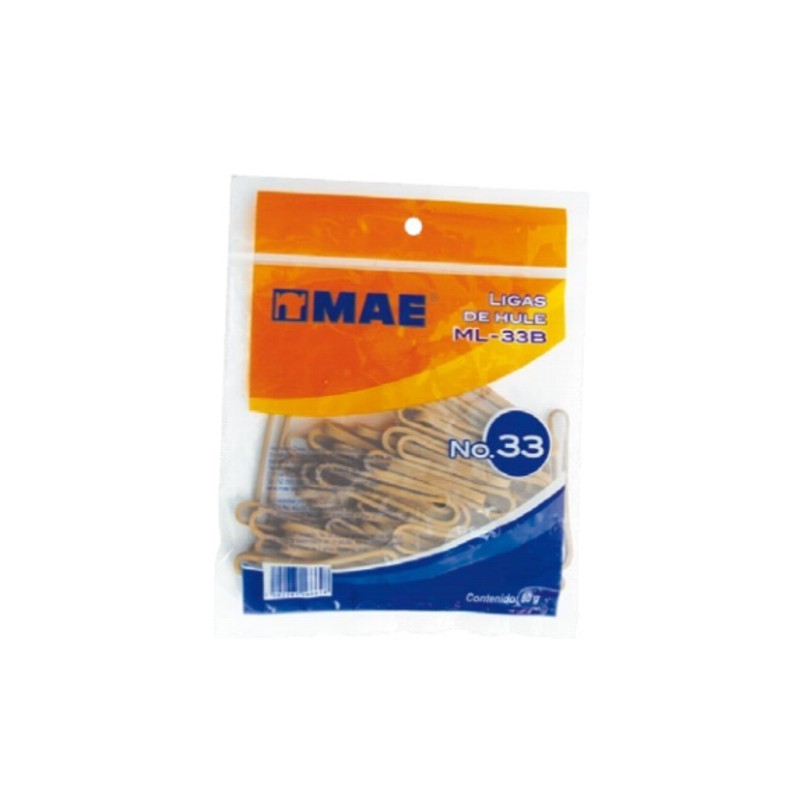 LIGAS MAE ML-33B NO 33 BOLSA CON 80 GRAMOS
