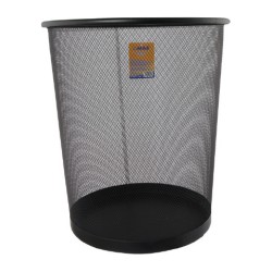 CESTO PARA BASURA MAE BB-20 MESH DE MALLA NEGRO