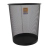 CESTO PARA BASURA MAE BB-20 MESH DE MALLA NEGRO