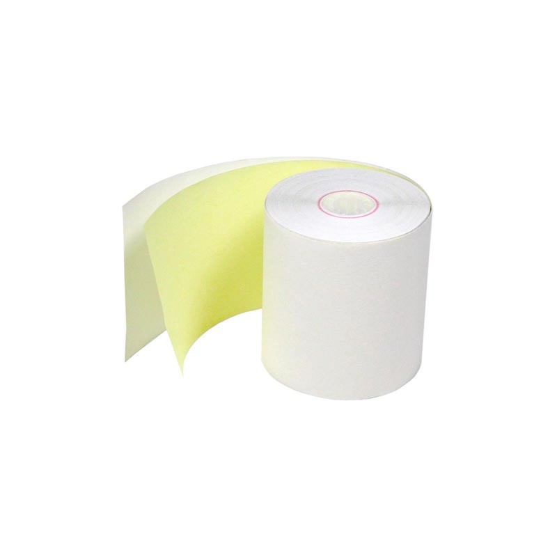 ROLLO PARA IMPRESORA DE TICKETS ALBE AUTOCOPIANTE 76X76 MM.