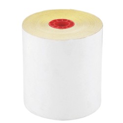 ROLLO PARA IMPRESORA DE TICKETS ALBE AUTOCOPIANTE 76X70 MM.