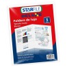 FOLDER LAMINADO BRILLANTE CON SOLAPA STARFILE CARTA BLANCO