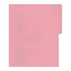 FOLDER CARTA ROSA PASTEL  PAQUETE CON 25