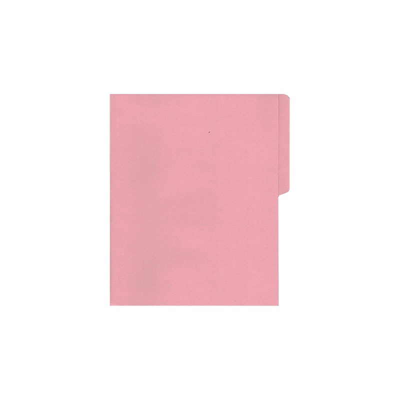 FOLDER CARTA ROSA PASTEL  PAQUETE CON 25