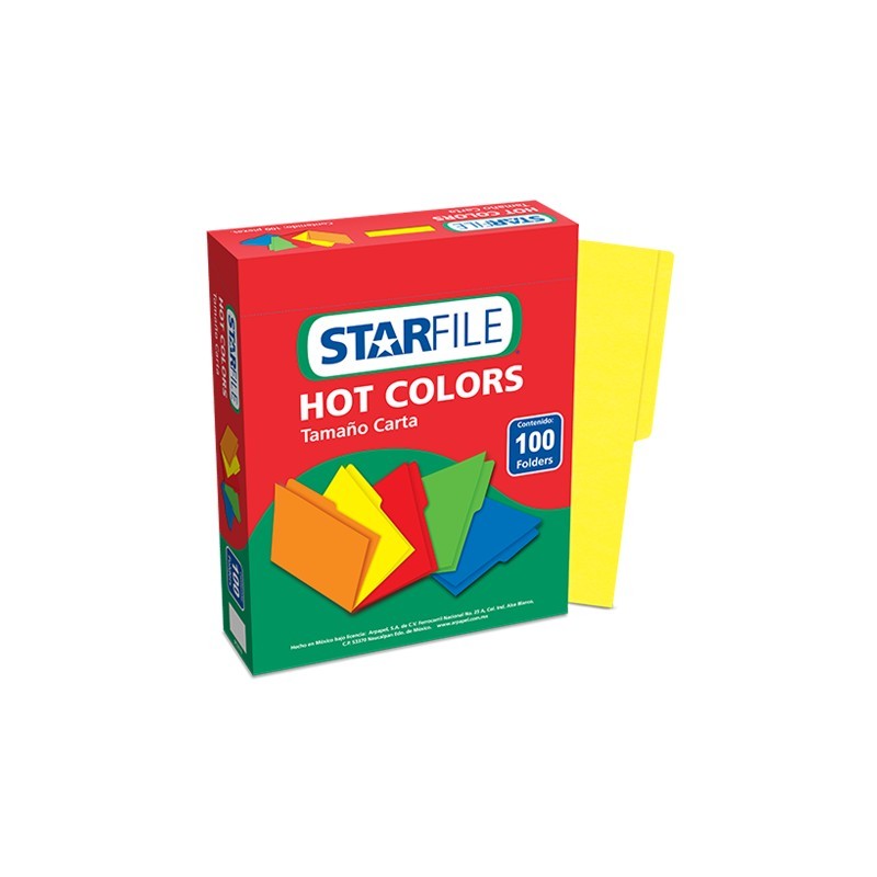 FOLDER STARFILE CARTA AMARILLO