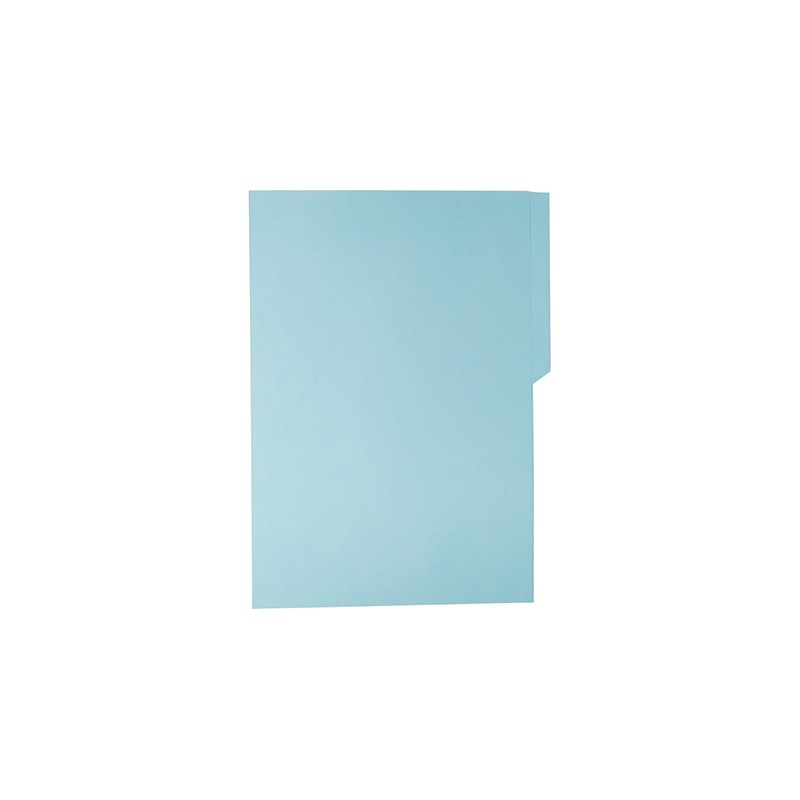 FOLDER OFICIO AZUL PASTEL PAQUETE CON 25