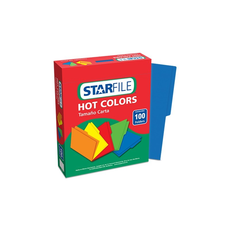 FOLDER STARFILE CARTA AZUL