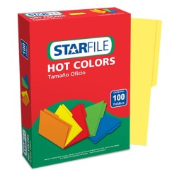 FOLDER STARFILE OFICIO AMARILLO
