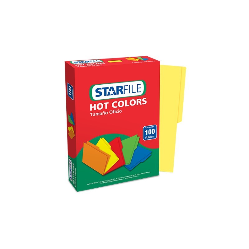 FOLDER STARFILE OFICIO AMARILLO