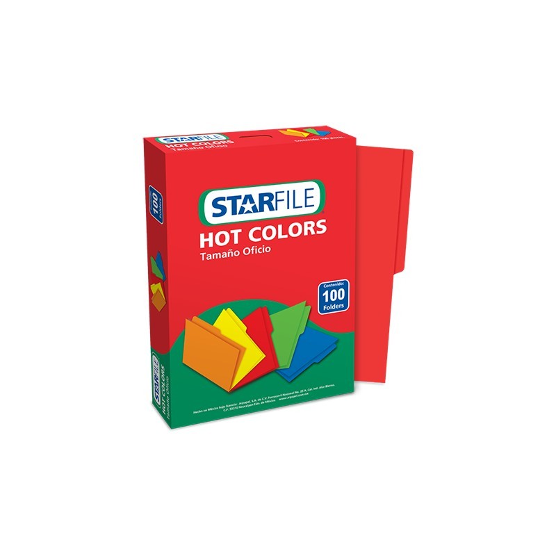 FOLDER STARFILE OFICIO ROJO